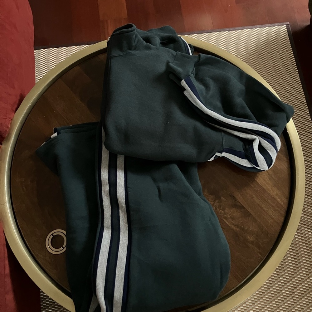 Vintage 80s Russell Athletic Navy Sweatsuit Men's XXL /XL Made In USA